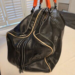 Harley Davidson leather travel bag